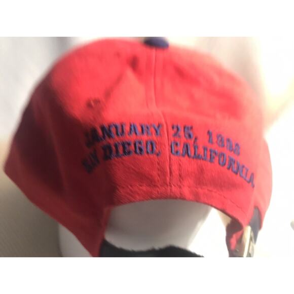 Super Bowl XXXII 1998 Cap Hat SPORTS SPECIALTIES Broncos Packers Strap Back NFL - Picture 3 of 10